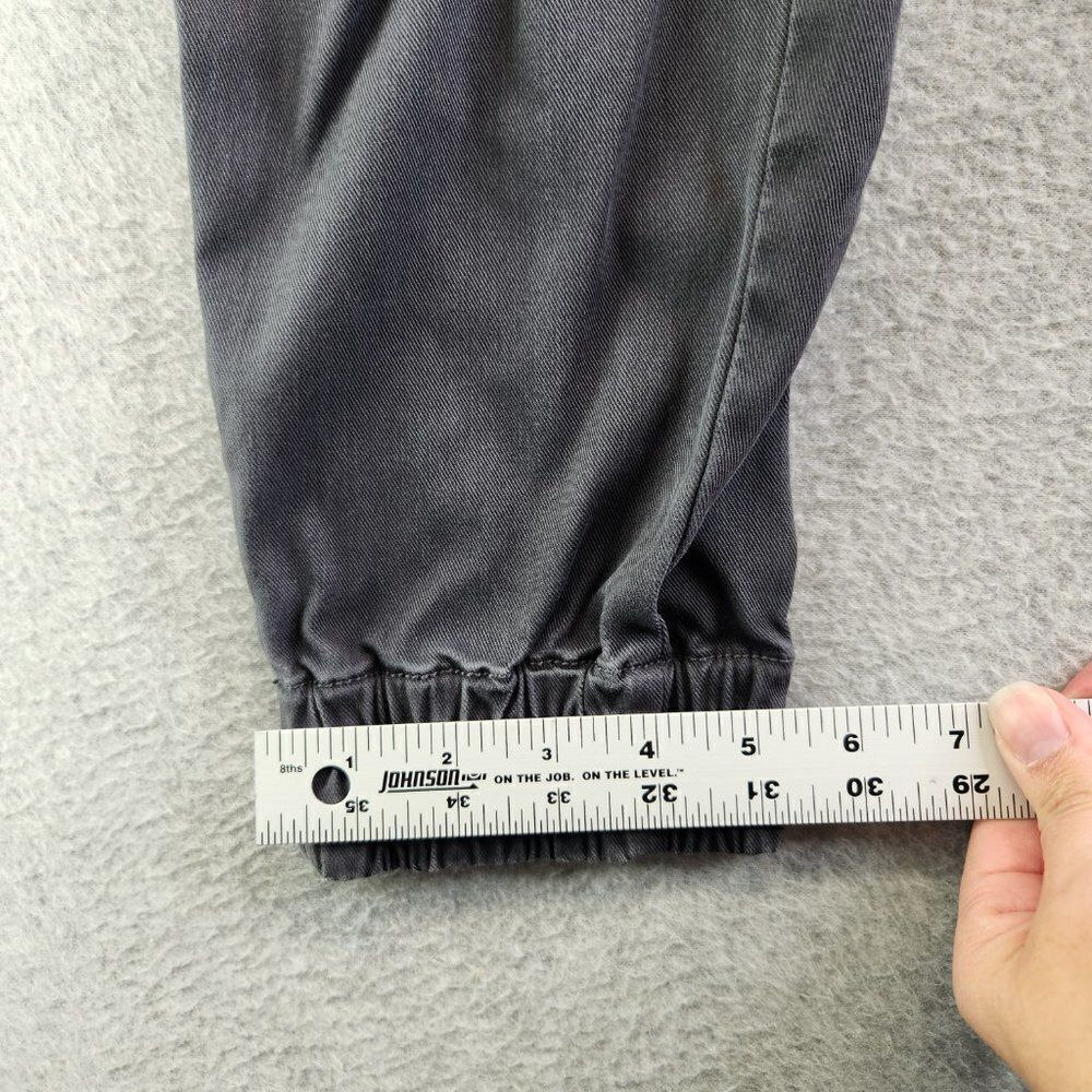 Spanx Jogger Pants Womens Large Gray Stretch Twill Cargo Zip Ankles Shaping - Picture 16 of 16